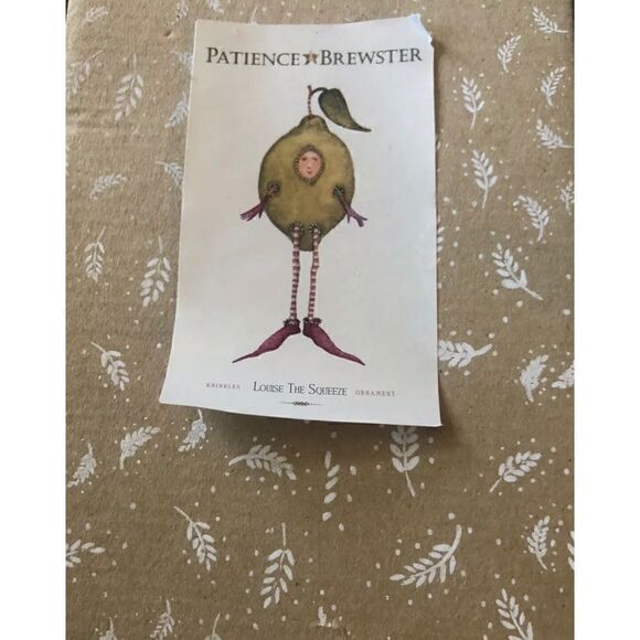 VNT Patience Brewster Louse the Squeeze Ornament NIB. McKenzie child’s - Picture 3 of 3